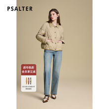 【鹅绒】诗篇专选短款小香风针织翻领轻薄羽绒鹅绒服2025冬季新款