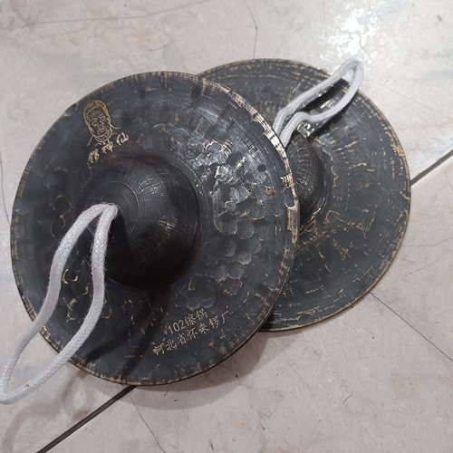 怀来锣厂锣神仙青铜镲锅 青铜小钹