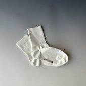 轻奢白色运动袜长绒棉女袜中筒袜时尚 高品质袜子吸汗透气户外休闲