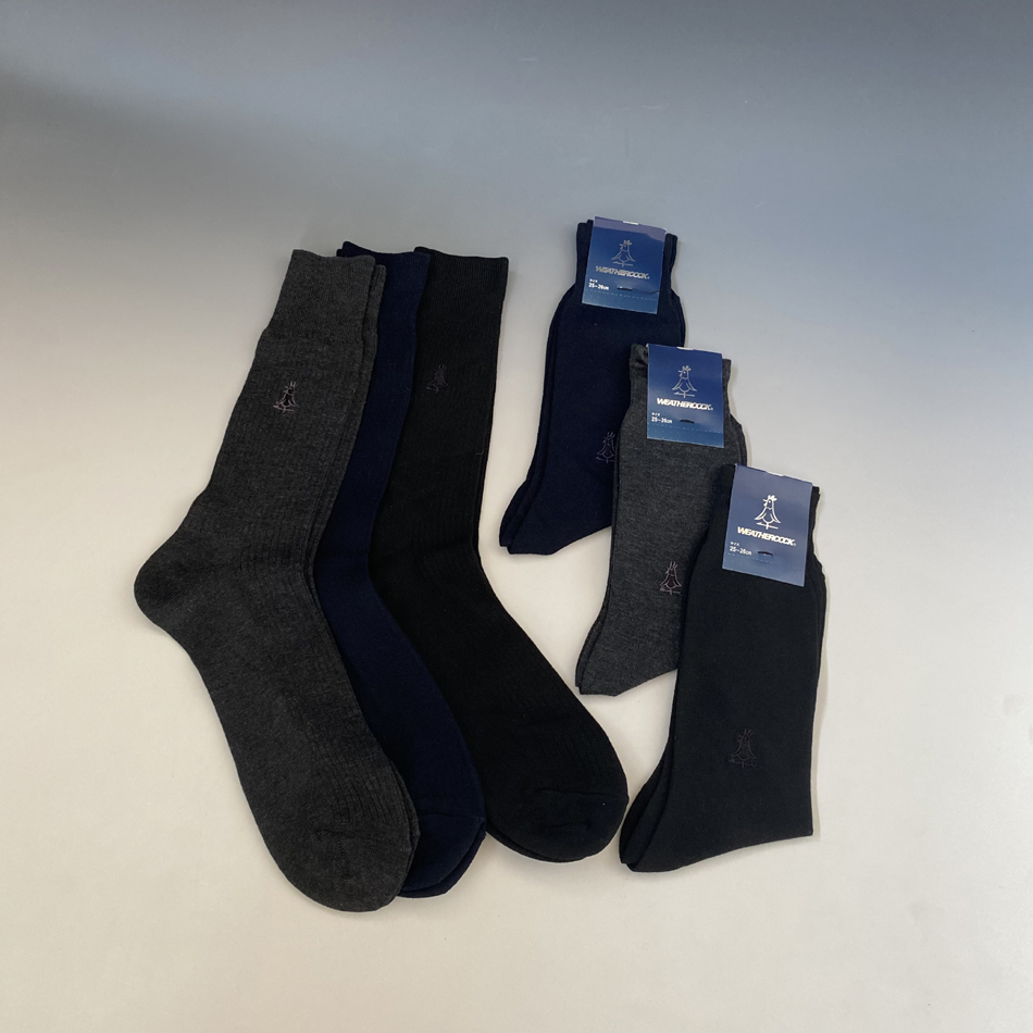 外贸  纯棉春秋男袜简约商务中筒袜纯色百搭正装袜舒适透气皮鞋袜