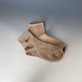 小众潮袜吸汗百搭休闲中筒袜 款 外贸 纯棉舒适女袜春秋四季