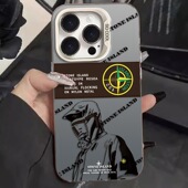 潮人潮牌适用苹果15手机壳iphone14promax13mini欧美PC彩银16外贸