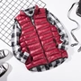 Thanh niên xã hội sinh viên Nhật Bản vest vest cỡ lớn thả lỏng ấm áp cotton nam YY136-P42 - Áo vest cotton áo ghi lê nhiều túi