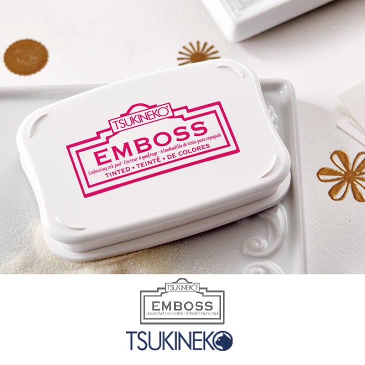 [ES粘性]日本进口Tsukineko EMBOSS月猫印台泥浮雕粉凸粉补充液油