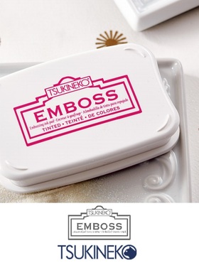 [ES粘性]日本进口Tsukineko EMBOSS月猫印台泥浮雕粉凸粉补充液油