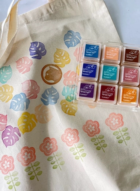 [VKS布用水性颜料]Tsukinek月猫VersaCraft新品夏日梦幻小印台泥