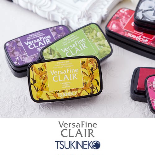 [VF油性颜料]Tsukineko月猫VersaFine CLAIR高等细节印台泥速干