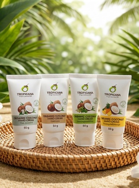 泰国tropicana 天然椰子油护手霜不含防腐剂孕妇可用护手滋润保湿
