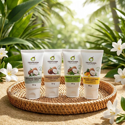 泰国tropicana 天然椰子油护手霜不含防腐剂孕妇可用护手滋润保湿