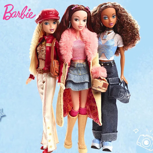 芭比珍藏新款65周年珍刻时光纪年系列女孩复古收藏款娃娃玩具