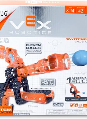 赫宝hexbug 男孩女孩VEX球射手亲子互动儿童益智拼装早教STEM玩具
