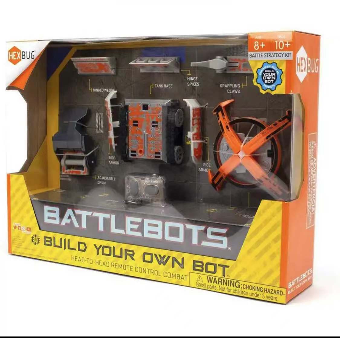 赫宝格斗机器人BattleBots智能对战遥控铁甲雄心机甲博茨大战玩具