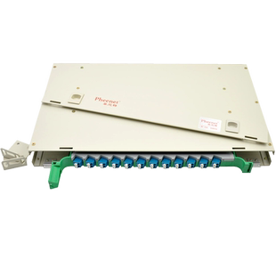 菲尼特 24芯LC单模ODF光纤配线架机架式单元体熔纤盘配线箱电信级LC多模满配尾纤法兰