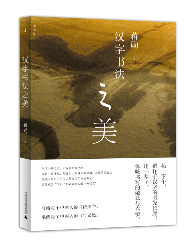 (品相微瑕)汉字书法之美(定价49.8 蒋勋 著 理想国 广西师大)
