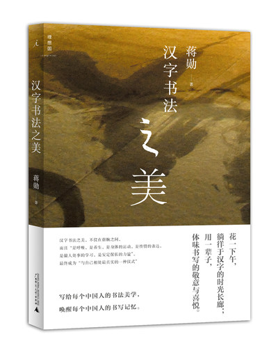 （品相微瑕）汉字书法之美（定价49.8 蒋勋 著 理想国 广西师大）