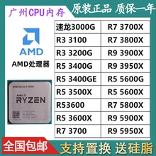 锐龙 R3 3100 3200G R5 3400G 3600X R5 5600 速龙 3000G 散片cpu