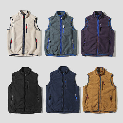 【户外鼻祖】巴塔平替Retro Pile纯色复古经典保暖抓绒羊羔毛马甲