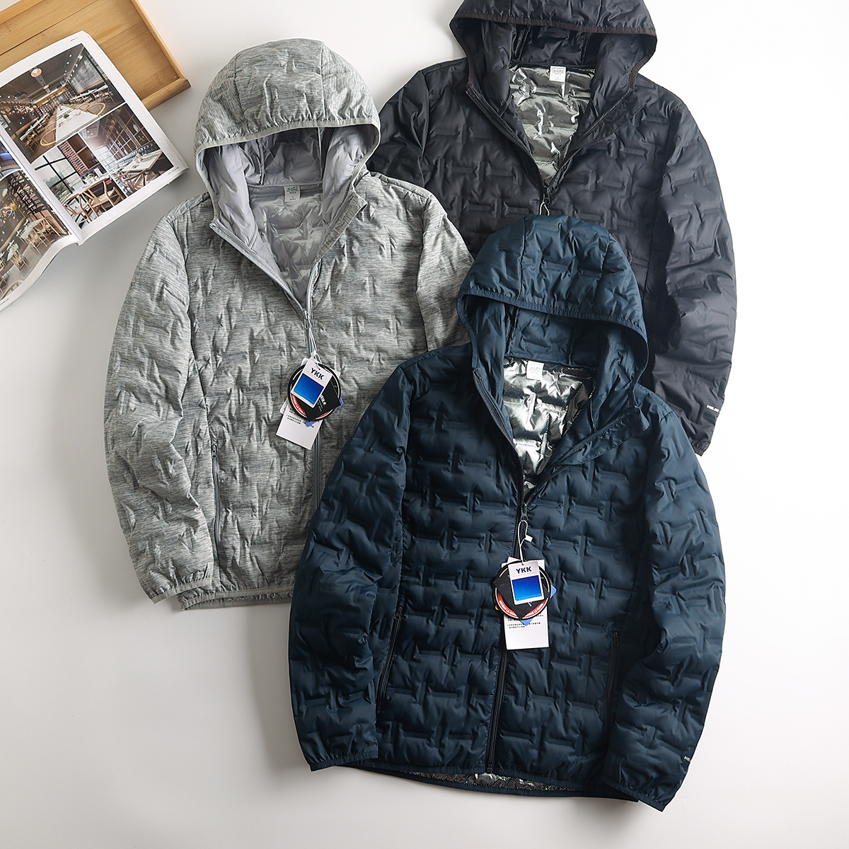 户外男士秋冬连帽运动休闲羽绒服