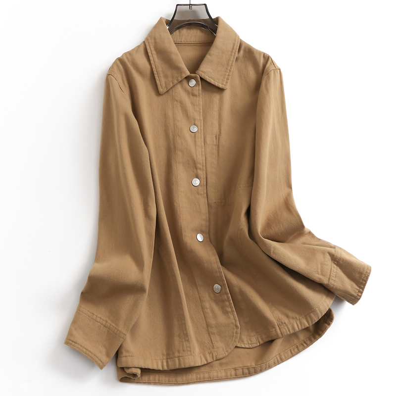 牛仔夹克休闲复古春秋新款女衬衫