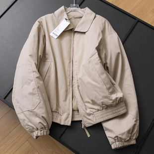 长袖 新款 女棉衣B780 纯色宽松保暖飞行员休闲夹克外套25冬季 情侣款