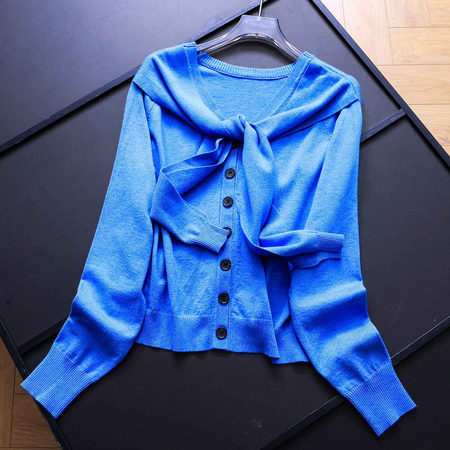 显瘦长袖百搭休闲毛衣女针织衫