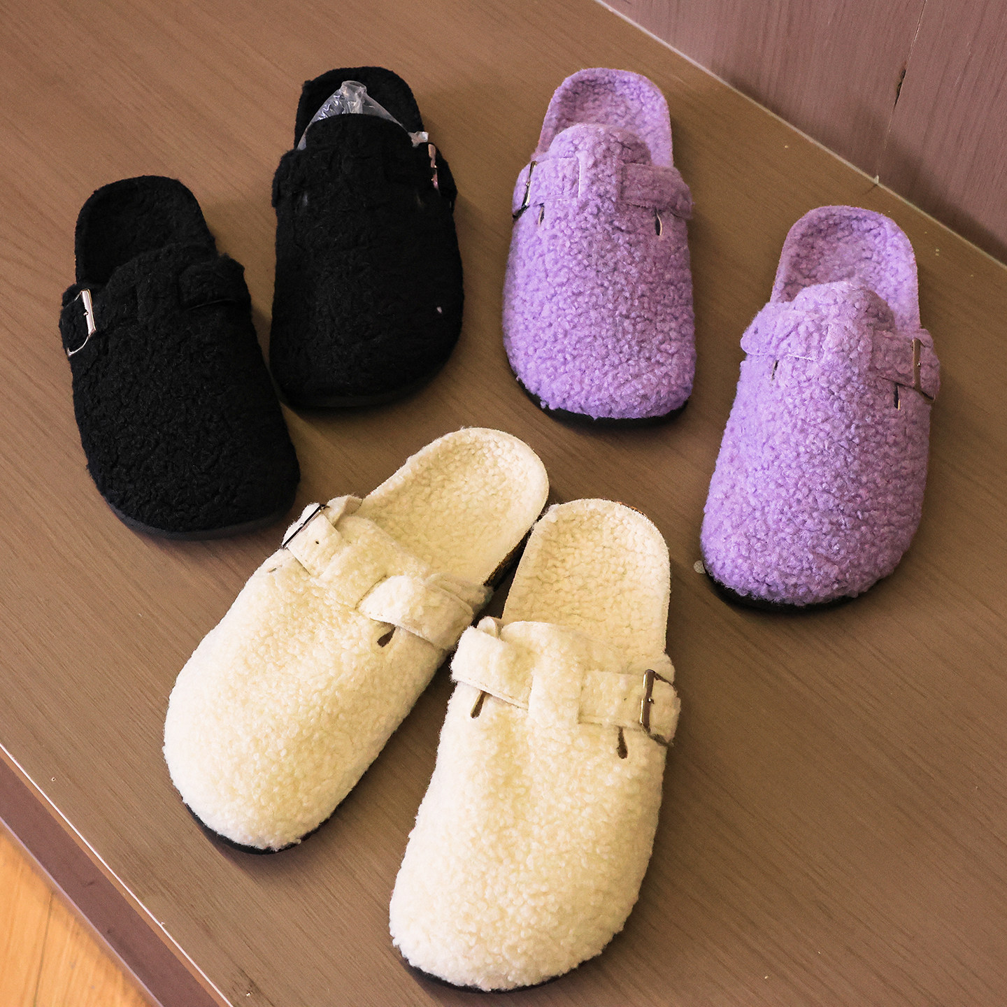 棉拖鞋女2025新款冬季加绒保暖勃肯鞋半拖软毛休闲加厚棉鞋Q618,女鞋,其他拖鞋,淘宝优惠券,粉丝福利购,淘宝优惠卷