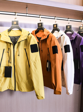 三防系列！情侣款！户外机能工装外套连帽长袖登山徒步冲锋衣N931