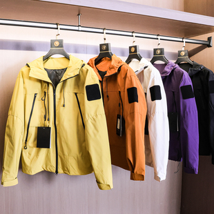 三防系列！情侣款！户外机能工装外套连帽长袖登山徒步冲锋衣N931