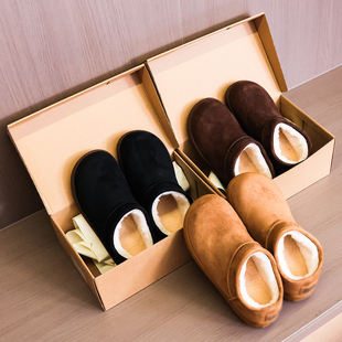 棉鞋 皮毛一体休闲短靴加绒加厚保暖男士 N715 冬季 雪地靴男2025新款