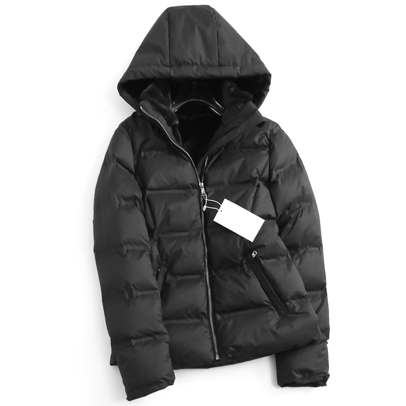 纯色显瘦连帽拉链加绒女保暖棉衣