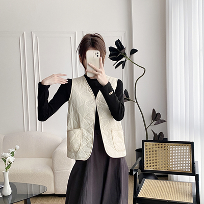 情侣款休闲冬季羊毛背心保暖马甲