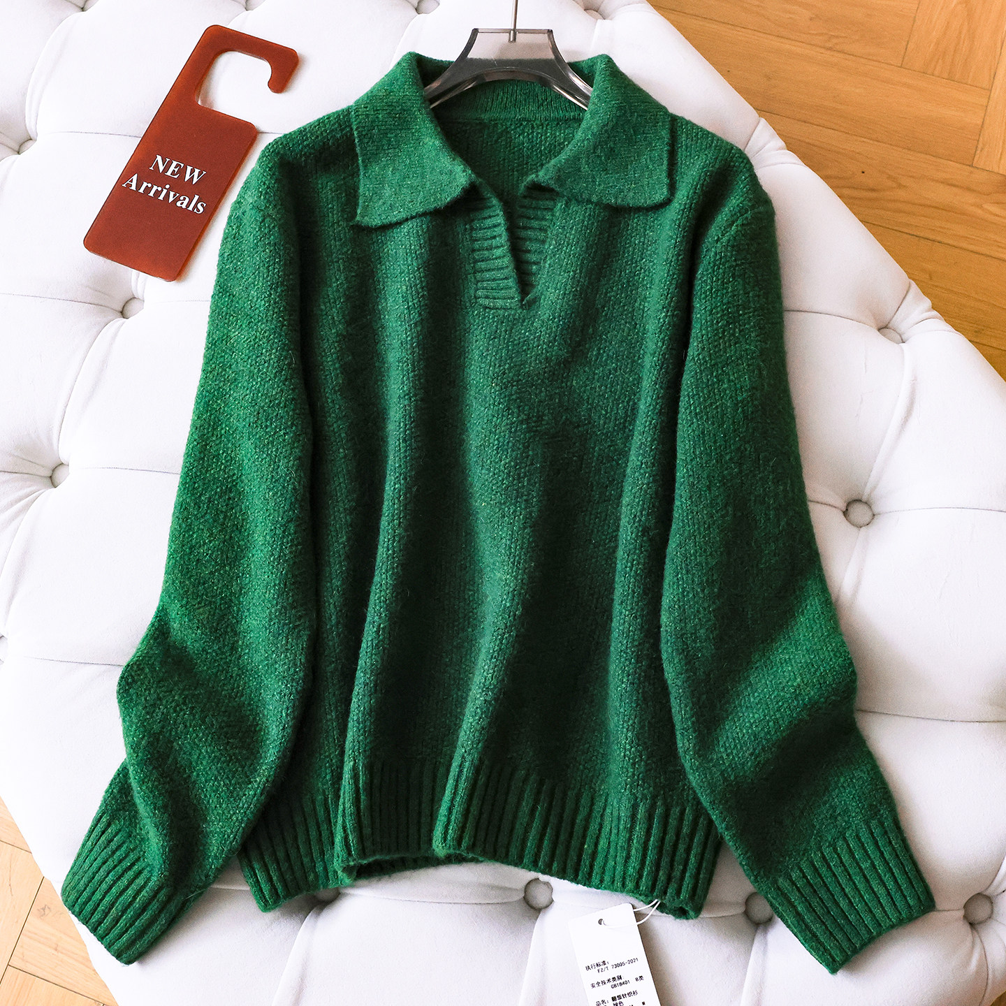 简约纯色翻领宽松慵懒套头毛衫冬季新款长袖休闲针织衫女毛衣Q382,女装/女士精品,毛衣,淘宝优惠券,粉丝福利购,淘宝优惠卷