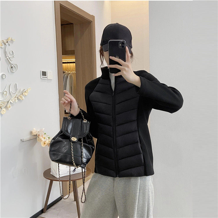 小蛮腰棉服瑜伽贴身加棉外套女