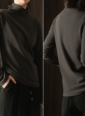 保暖+显瘦+好搭！双面磨毛加厚天丝驼绒打底衫保暖上衣T恤女Q024