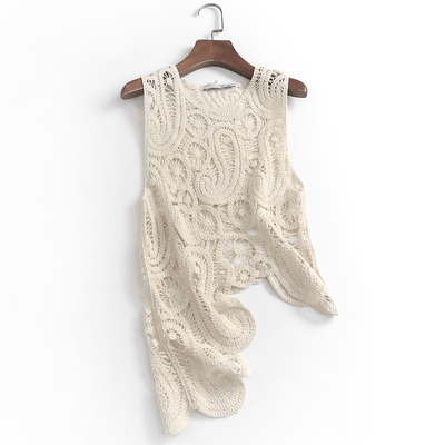 薄款不规则小吊带女背心