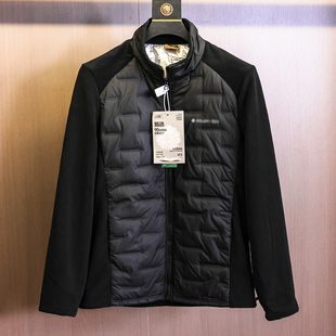 一衣多穿！拼接加绒！秋冬户外轻薄90白鸭绒立领羽绒服外套男Q490