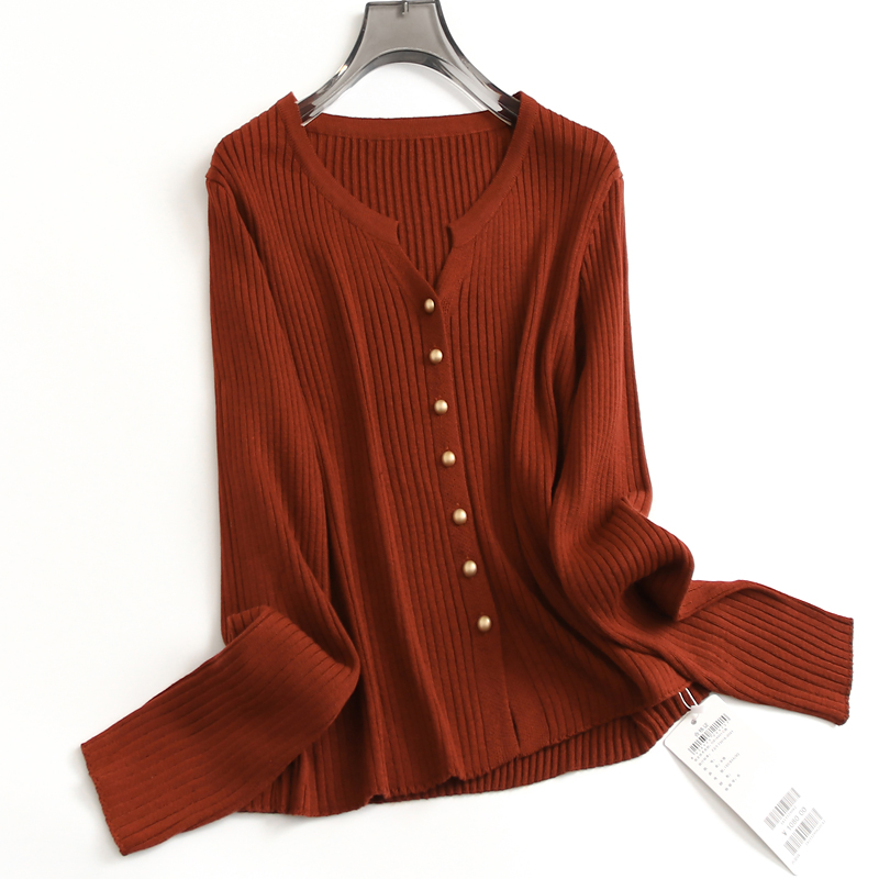 开衫2024秋新款长袖百搭女针织衫