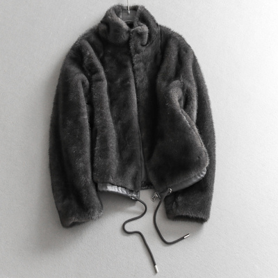 毛绒绒加厚保暖长袖百搭女装外套