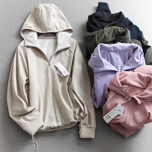 「正反双面穿」防风防水户外加厚摇粒绒连帽长袖 外套M387 休闲女装