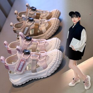 儿童凉鞋2026新款夏款女孩运动鞋夏季儿童鞋子夏薄款网面透气夏鞋