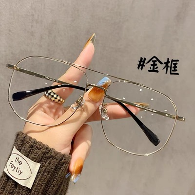 大框150mm超轻钛合金防蓝光镜