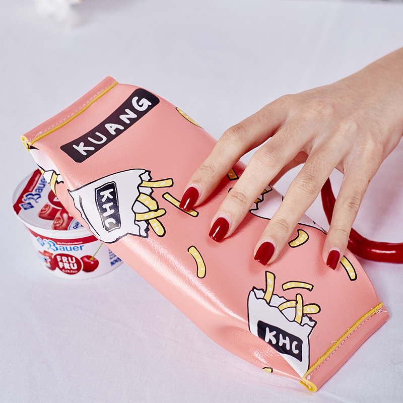 哐花村学生PU收纳袋可爱卡通