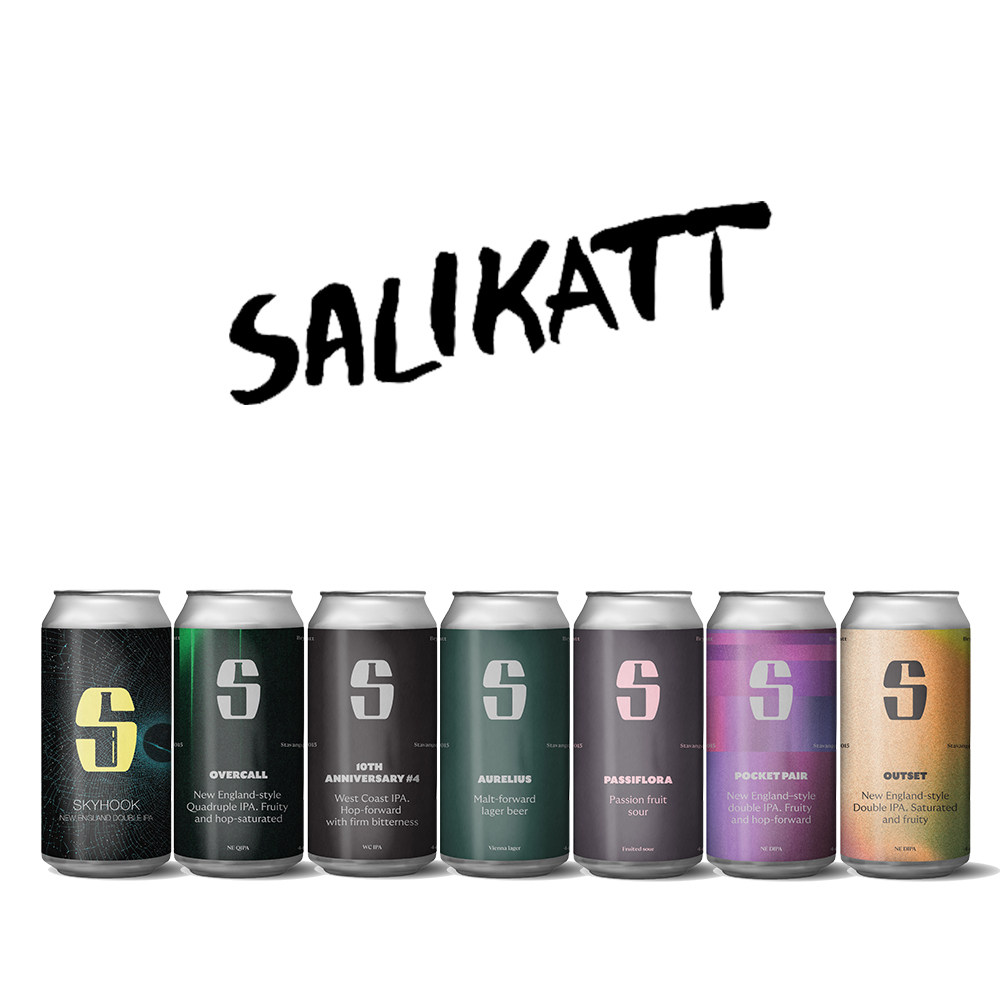 挪威进口 沙利猫 Salikatt 酸艾尔/双倍IPA系列 440ml易拉罐