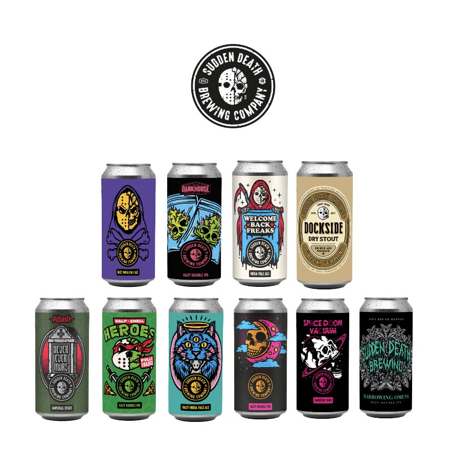 德国进口颗秒 Sudden Death 果泥酸艾尔/浑浊IPA系列 440ml易拉罐