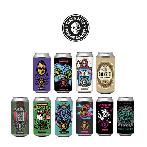 德国进口颗秒 Sudden Death 果泥酸艾尔/浑浊IPA系列 440ml易拉罐