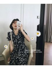 Spring Daisy series dream French daisy print dress