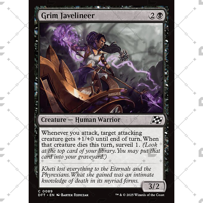 【COPTUS】 万智牌 残酷标枪手 Grim Javelineer 英文 DFT-089