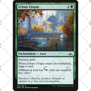Utopia中英 万智牌MTG烽会拉尼卡GRN146城市理想境Urban 闪