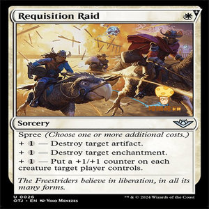 征用突袭Requisition Raid万智牌MTG光雷驿镖客OTJ-26英文银