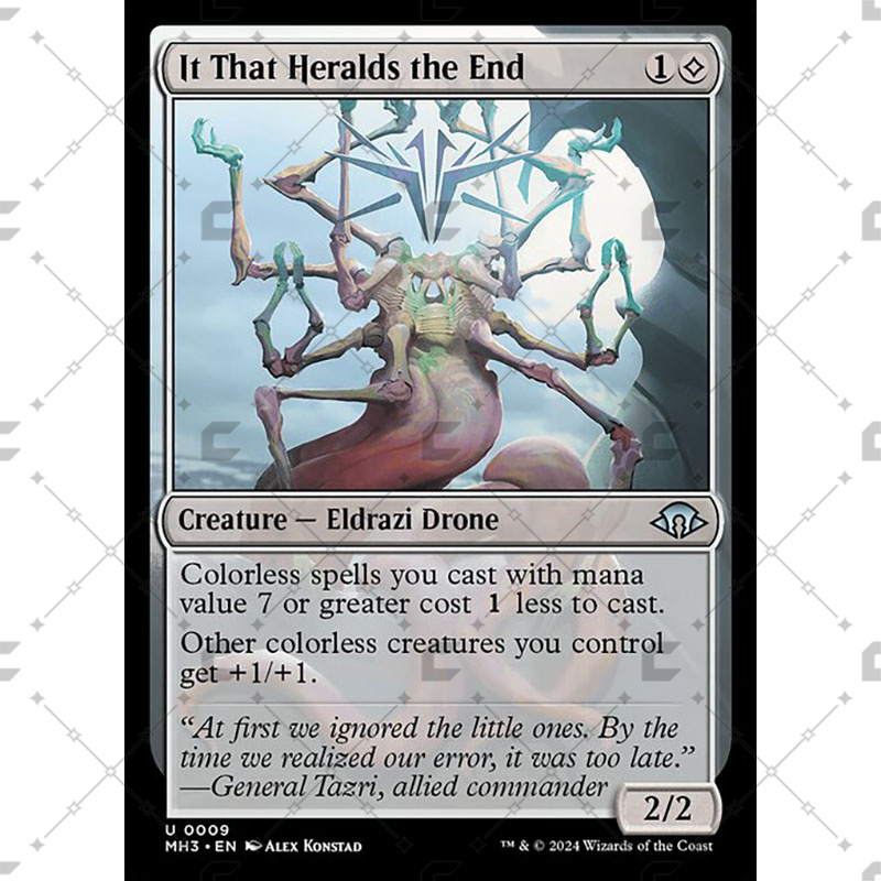 【COPTUS】 万智牌示终恶体It That Heralds the End,MH3-009/385